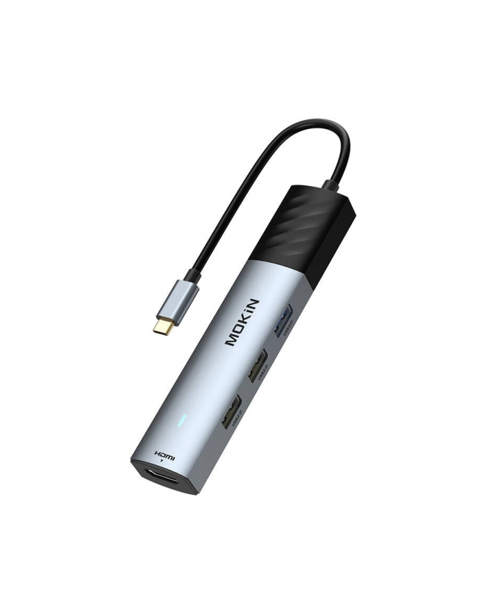 Mokin 5 w 1 USB-C PD 3.0 100W Srebrny (MOUC6005) główny