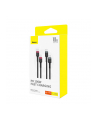 Kabel przewód USB Typ-C do Typ-C 100cm Baseus Cafule Quick Charge 3.0, 100W, 5A, PD 2.0 z obsługą szybkiego ładowania - czarno-szaro-czerwony 2 szt ( - nr 10