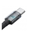 Kabel przewód USB Typ-C do Typ-C 100cm Baseus Cafule Quick Charge 3.0, 100W, 5A, PD 2.0 z obsługą szybkiego ładowania - czarno-szaro-czerwony 2 szt ( - nr 8
