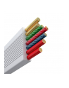 Kabel przewód Baseus Free2Draw CB000084 zwijany USB-C - Lightning / USB-C / micro USB 100W 1.1m - biały - nr 6