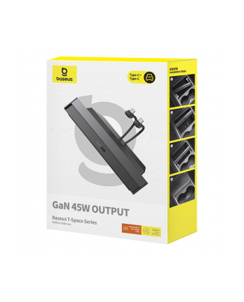 Baseus Hub T-Space USB-C do Lightning dla Tesla Czarny (B0005130011101) nr 1