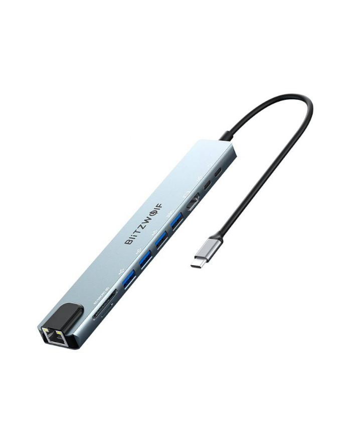 Blitzwolf Stacja dokująca BW-TH5 10w1 USB-C (srebrny) (67536) główny