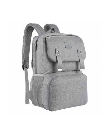 Matein Laptop Backpack / Lunch Bag 15.6'' USB Szary (1161)