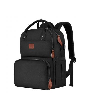 Matein Laptop Plecak / Lunch Bag 15.6 Usb Czarny