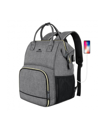 Matein Plecak na laptopa / Torba lunch 15.6'' 1368 Szary USB