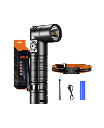 Superfire Wielofunkcyjna Uniwersalna Latarka Led Usb-C nr 1