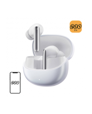 QCY TWS Melobuds Pro HT08 ANC Białe (HT08WHITE)