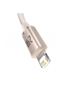 Baseus Baseus Crystal Shine Series Kabel Usb - Lightning Różowy (Cajy001204) - nr 3