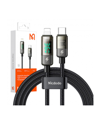 Mcdodo Kabel Usb-C Do Lightning Ca-3600, Auto Power Off, 36W, 1.2M (Czarny) ]]