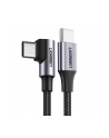 Ugreen Kabel Usb-C Do Us255, 3M, 60W, Kątowy (Czarny) ]] - nr 3