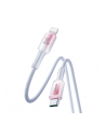 Joyroom Kabel do ładowania / transmisji danych Crystal-Clear Series USB-C do Lightning, 30W PD, 1.2m, biały - nr 2