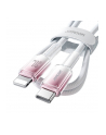Joyroom Kabel do ładowania / transmisji danych Crystal-Clear Series USB-C do Lightning, 30W PD, 1.2m, biały - nr 3