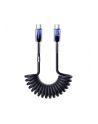 Joyroom Kabel Spiralny Ładowanie Dane Przewód Car Play 60W Usb C 1 5M - nr 1