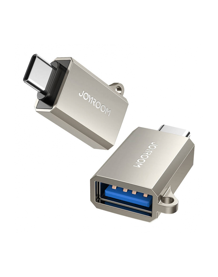 Joyroom Adapter S-H151 USB-C (męski) / USB-A (żeński) z oczkiem na smycz - główny