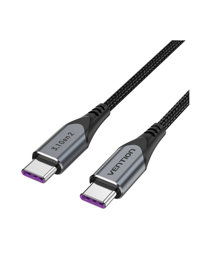 Vention Kabel Usb-c do 100W 5A 0.5m Usb 3.1 Gen2 4K (szary) (TAHHD) główny