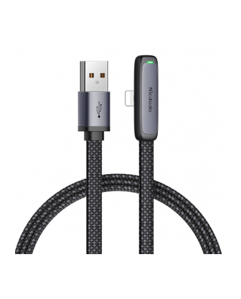 Mcdodo Kabel Kątowy Usb Lightning Płaski 36W Do Iphone 12 13 14 Czarny 2M nr 2