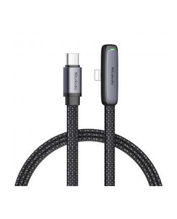 Mcdodo Kabel Kątowy Usb C Lightning Płaski 36W Do Iphone 12 13 14 Czarny 1M nr 2