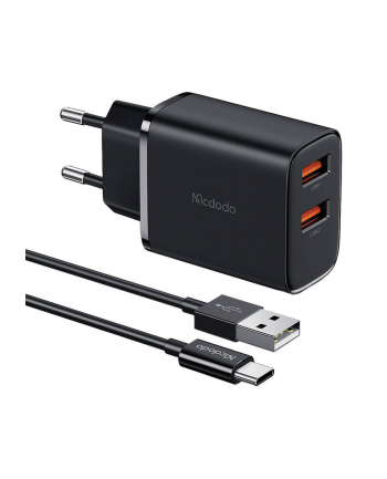 Mcdodo Uniwersalna Ładowarka Sieciowa 2Xusb 12W Szybki Kabel Usb C 1M nr 2