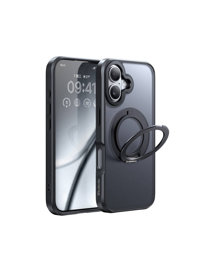 Mcdodo Pc 4930 Magsafe Dla Iphone 16 Z Stojakiem Czarne główny