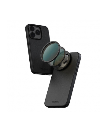 Telesin Etui Z Magnetyczną Ramką Na Filtry Do Apple Iphone 15 Pro Max