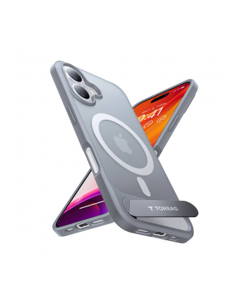 Torras Pstand Series Case for iPhone 16 Plus (Titanium gray) nr 2