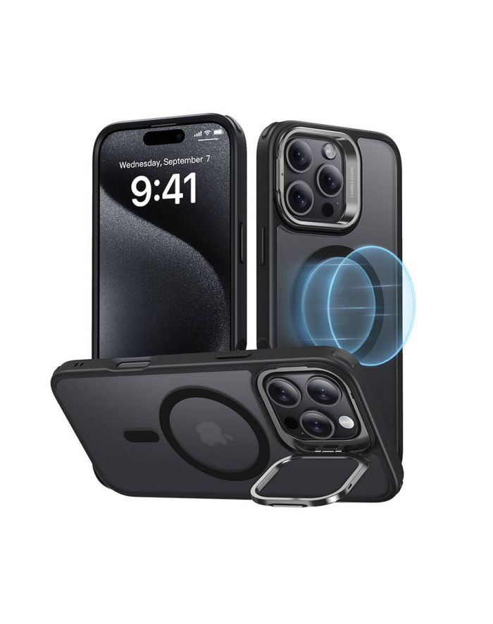 Esr Hybrid Case Halolock With Stand For Iphone 16 Pro Max Black główny