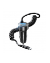 Choetech Dwuportowa Ładowarka Samochodowa 65W Z Kablem Sprężynowym Usb 1.2m - nr 1