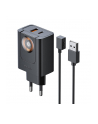 Mcdodo Ładowarka 2w1 USB-C+A CH-3700 30W czarna - nr 1