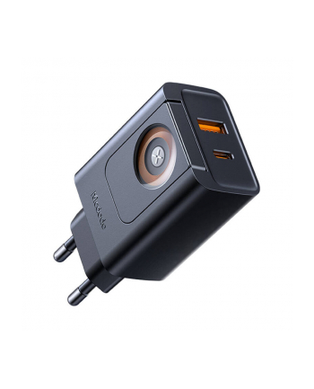 Mcdodo Ładowarka 2w1 USB-C+A CH-3700 30W czarna nr 1