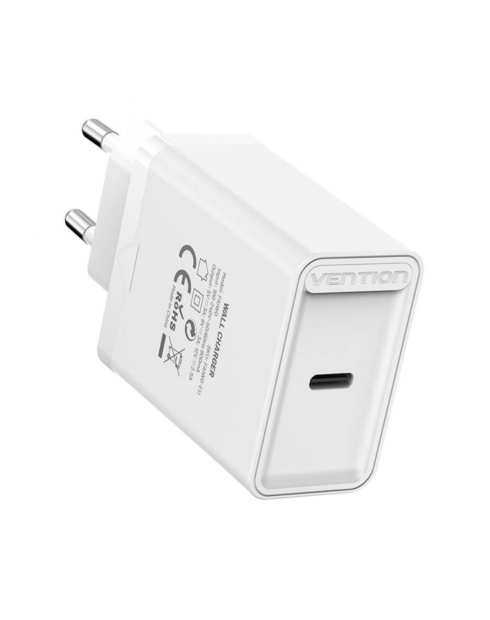 ŁADOWARKA VENTION 1-PORT USB-C WALL CHARGER 30W EU-PLUG WHT główny