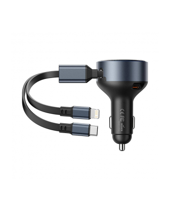Vention Ładowarka Samochodowa Do Auta Usb-c 30W Kabel Lightning nr 2
