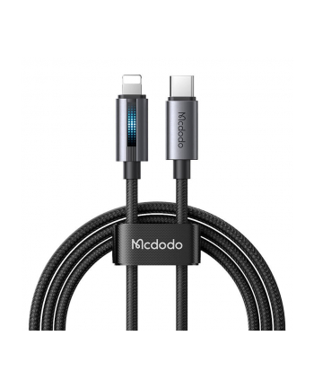 Mcdodo Kabel Ca-5710 Usb-C Do Lightning Z Pulsującym Światłem 36W 1,2M Czarny (66820) nr 2