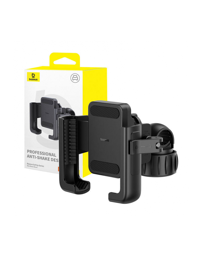 Uchwyt Baseus GoTrip na telefon na rower / hulajnogę / skuter 5.7 - 7.2'' - czarny główny