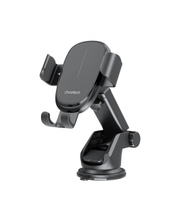 Hurtel Uchwyt Samochodowy Choetech T203 F Grawitacyjny Z Ładowarką Indukcyjną 15W Na Kokpit Czarny nr 1