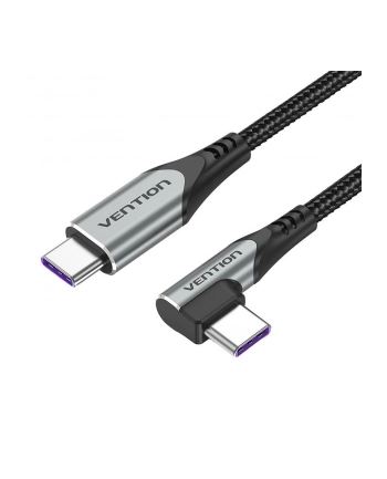 Vention Kabel kątowy USB TAKHF USB-C do USB-C 5A (szary)