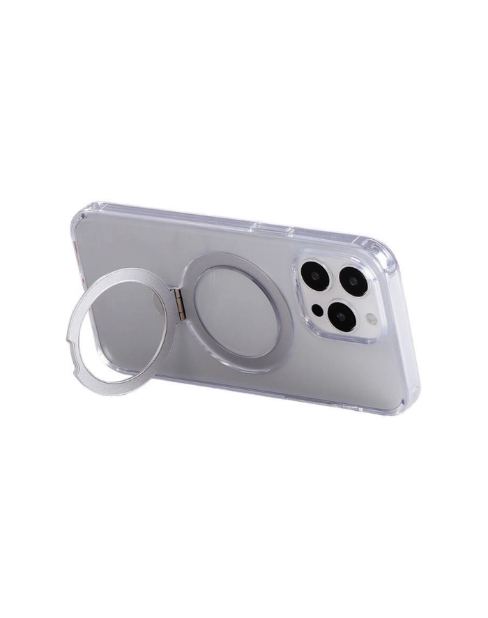 Joyroom Magnetyczne etui ochronne z uchwytem Joyroom JR-BP004 do iPhone 15 Pro Max (transparentne) ]] główny