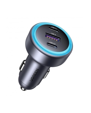 Ugreen Ec307 Usb + 2X Usb-C 30W Czarny
