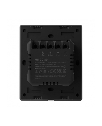 Sonoff Inteligentny 2-Kanałowy Przełącznik Ścienny M52C80 nr 1
