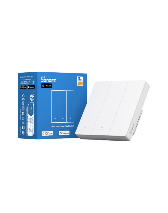 Sonoff Inteligentny Przełącznik Ścienny M5-3C-86W Matter 67697 główny