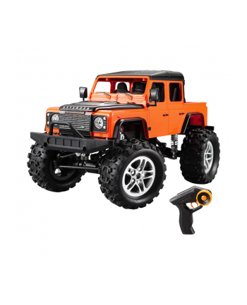 Samochód zdalnie sterowany RC na pilota 1:14 Double Eagle pomarańczowy Land Rover Defender pick-up E332-003 nr 1
