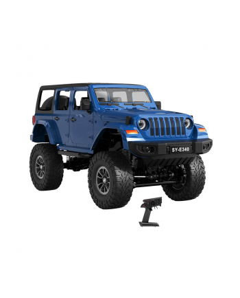 Samochód zdalnie sterowany RC na pilota 1:14 Double Eagle niebieski Jeep Crawler Pro E340-003 nr 1