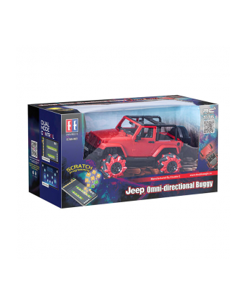 Double Eagle Samochód Zdalnie Sterowany Rc Na Pilota 1:16 Czerwony Jeep Drift E348-003 nr 1