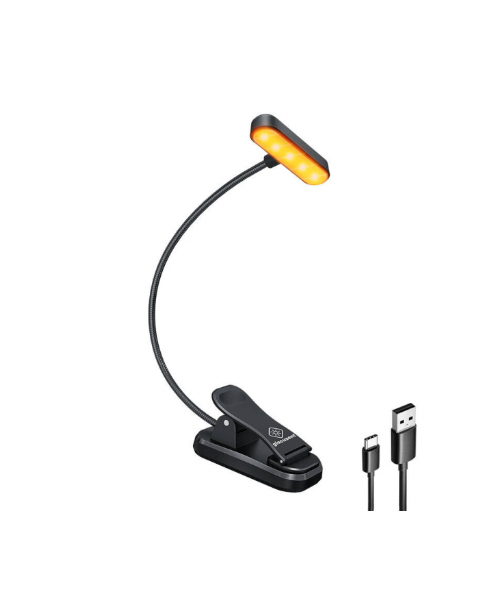 Glocusent Wireless Lamp With Clip Usb-C 650Mah Timer (Black) (GLCSNTA1801) główny