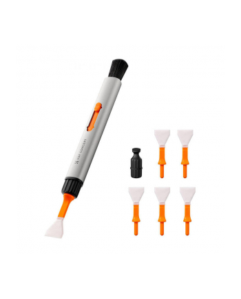 K&F Concept Wszechstronne pióro czyszczące do aparatów, optyki ze szpatułkami do matrycy APS-C 16mm (6sztuk) + płyn (20ml)