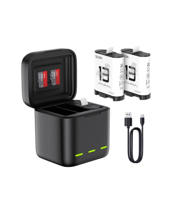 Ładowarka HUB Etui na 3x Akumulator do GoPro Hero 13 nr 1