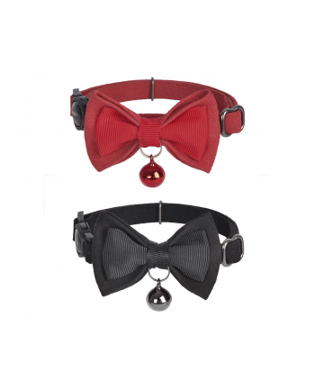 Dogness Hongkong Pets Products Limited Zestaw Obroży Dogness Dla Kota 2 Szt. Czerwona Czarna nr 1