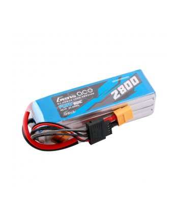 Gens Ace G Tech Soaring 2800Mah 14.8V 60C 4S1P Lipo Xt60 GEA284S60X6GT