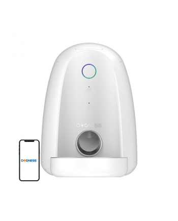 Dogness Inteligentny Dozownik Karmy Z Plastikową Miską Wifi Mini Biały F05PLASTICBOWL nr 1