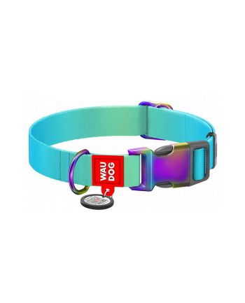 Waudog Jaskrawa Obroża Dla Psa Gradientowa Z Paszportem Qr Niebieska Rozmiar Xl 46502 nr 2