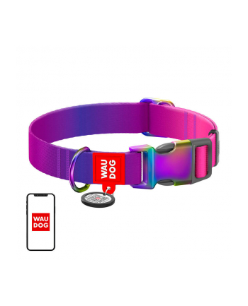 Waudog Nylon Obroża Dla Psa Gradient L Fioletowa 46539 nr 2